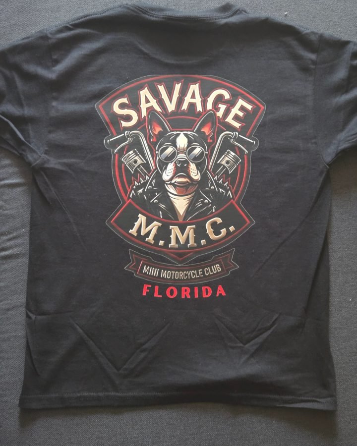 Savage M.M.C. Florida: Club shirt with a full back print