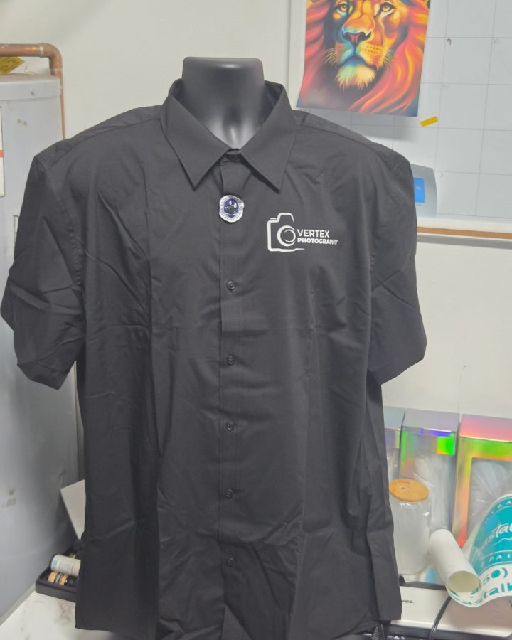 Vertex Photography: Branded button-down work shirt